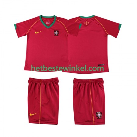 Portugal 2006 Voetbalshirts Retro Kind Thuis